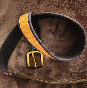 Men's Vinyard Vines Brown and Orange Belt